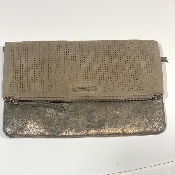 Silver and gray  clutch/crossbody - Picture 1 of 1